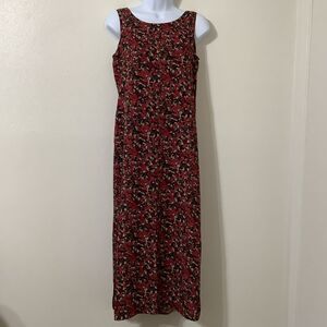 Vintage‎ 90s Grunge Floral Cottagecore Fairycore Reversible Maxi Dress Size 6P